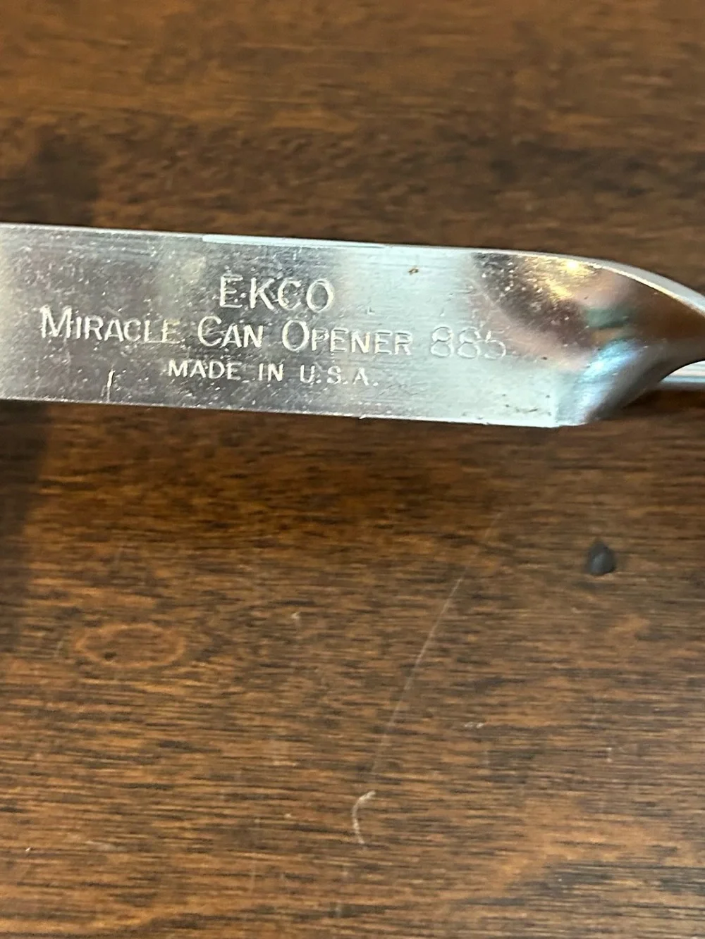 Vintage Ekco Miracle Can Bottle Opener Model 885 Made in USA Camping Prepper EUC
